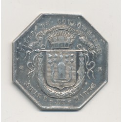 Jeton - Caisse d'épargne Coulommiers - argent - TTB+