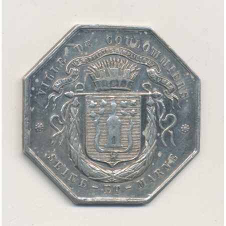 Jeton - Caisse d'épargne Coulommiers - argent - TTB+