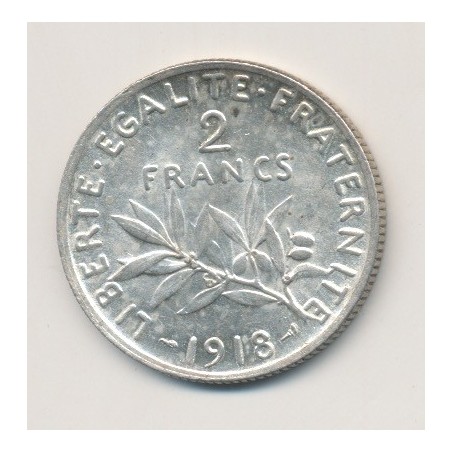 2 Francs Semeuse - 1918 - argent