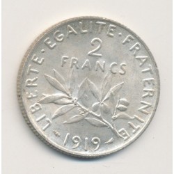 2 Francs Semeuse - 1919 - argent
