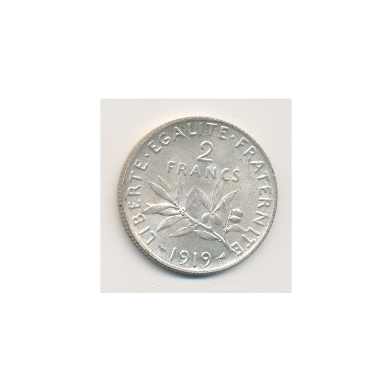 2 Francs Semeuse - 1919 - argent