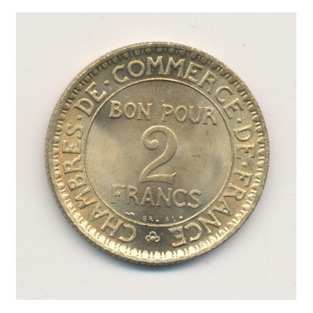 2 Francs Chambre de commerce - 1922