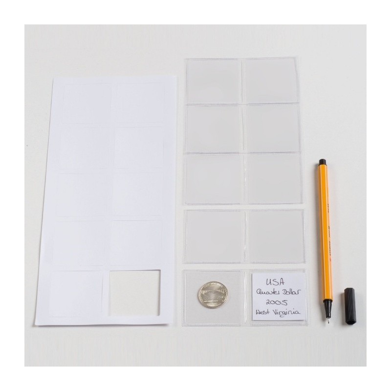 Pochette numismatique (2 pochettes ) 