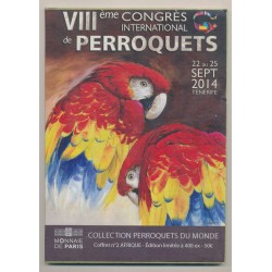 Dept67 - Encart VIIIe Congrès de Perroquets - 2014 Ténérife - Coffret N°2 Afrique - 400 ex 2