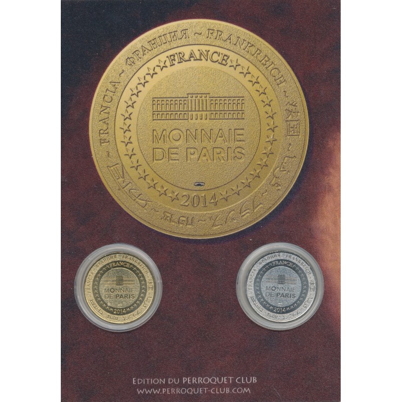 Dept67 - Coffret Loro Parque 2014 - Encart VIIIe Congrès de Perroquets - 2014 Ténérife
