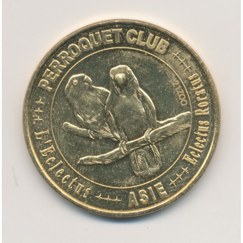 Dept67 - Perroquet club N°5 - Asie - 2010 - revers les zoos dans le monde - zizoo