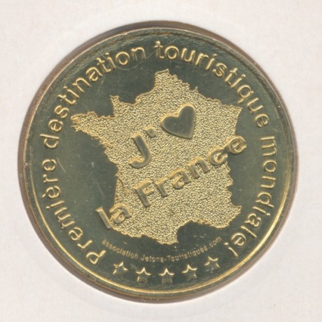 Dept87 - Association Jetons touristiques N°5 - 2014 - J'aime la France - Limoges 