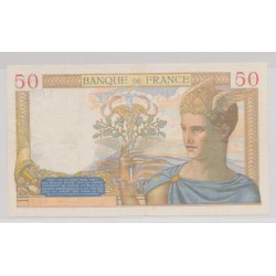50 Francs cérès - 28.04.1916 - TTB 2