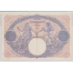50 Francs Bleu et rose - 28.04.1916 - TTB 2