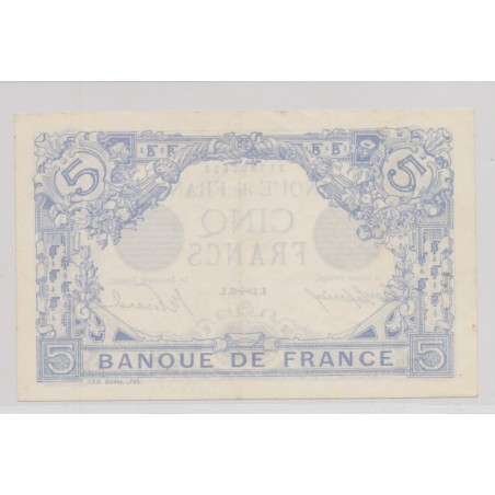 5 Francs Bleu - 9.11.1915 - TTB+