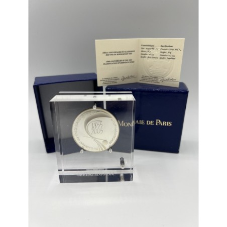 Médaille - VINEXPO 2005 - Monnaie de Paris - argent 30g - avec écrin