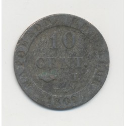 10 Centimes à l'N couronné - 1809 I Limoges - TB+