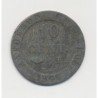 10 Centimes à l'N couronné - 1809 I Limoges - TB+