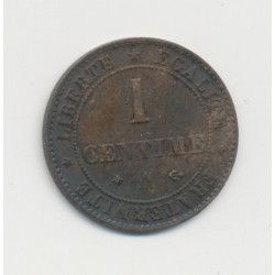 1 Centime Cérès - 1875 A Paris - TTB 2