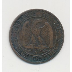 2 centimes Napoléon III - 1862 A Paris - Tête laurée - TB+ 2