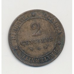 2 centimes Cérès - 1883 A Paris - TTB 2