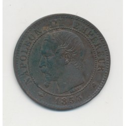 2 centimes Napoléon III - 1853 K Bordeaux - Tête nue - TB+
