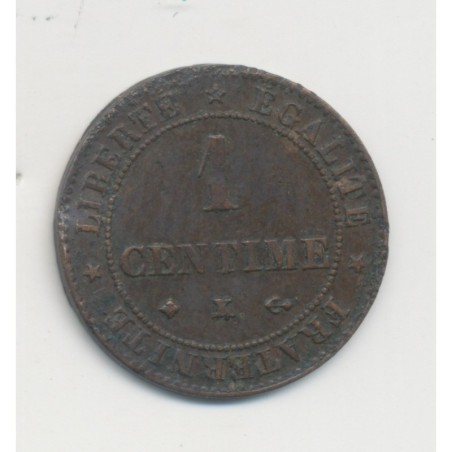 1 Centime Cérès - 1875 K Bordeaux - TTB+
