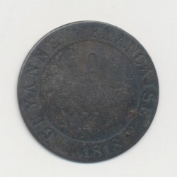 Guyane - 10 centimes 1818 A Paris - TB/TB+