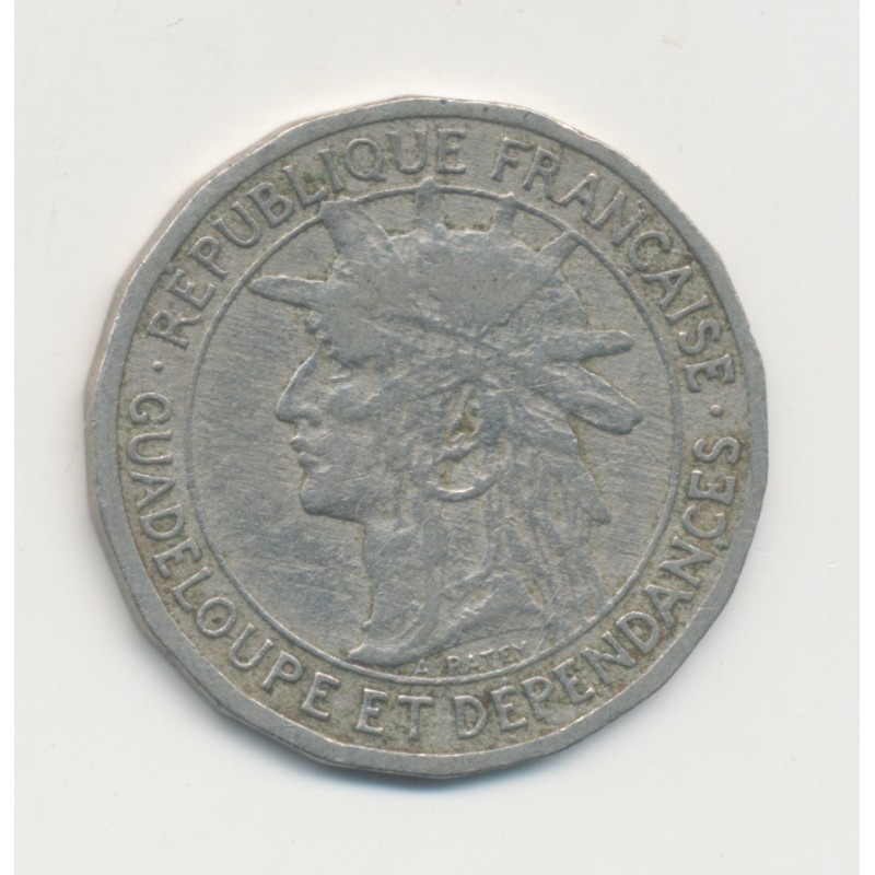 Guadeloupe - 50 Centimes 1903 - maillechort - TTB