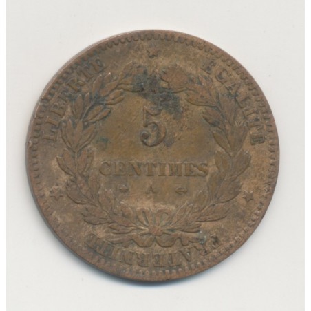 5 Centimes - 1879 A Paris - Cérès - TB+