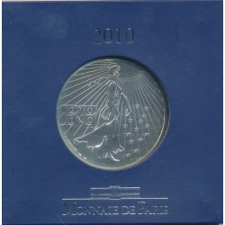 50 Euro 2010 - Argent - 100.000 ex
