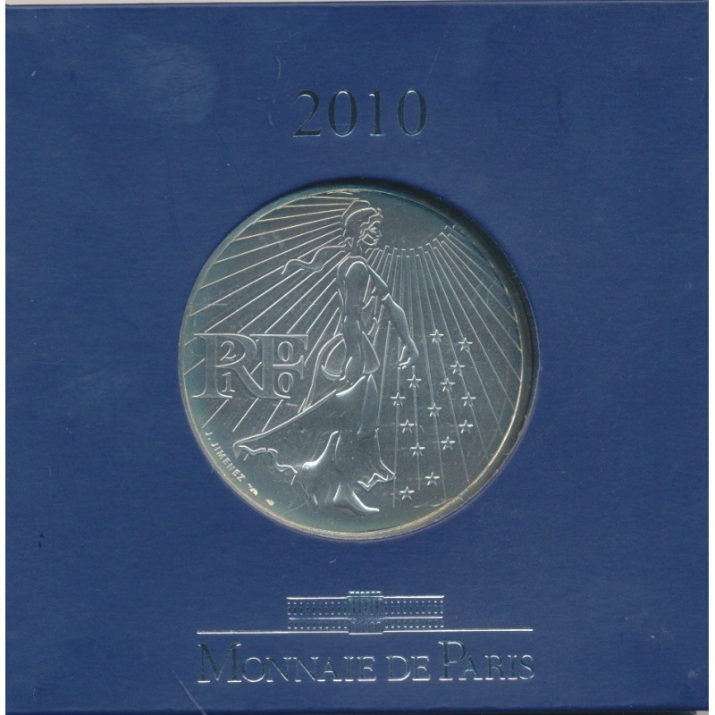 50 Euro 2010 - Argent - 100.000 ex
