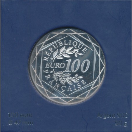 100 Euro Coq - 2015 - argent