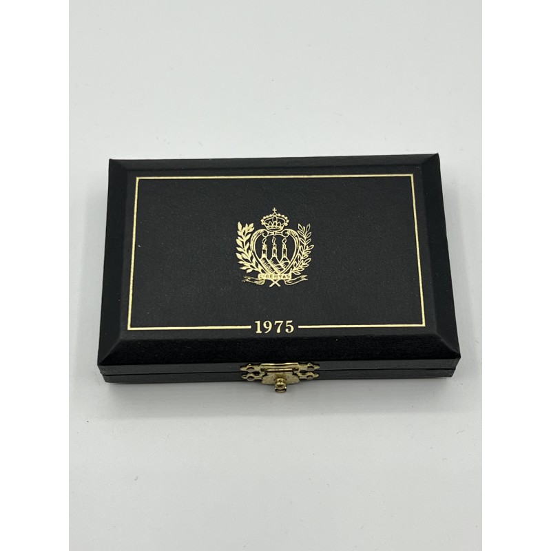 Saint Marin - Coffret 1 et 2 Scudo 1975 - Or