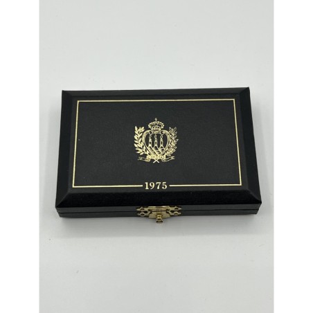 Saint Marin - Coffret 1 et 2 Scudo 1975 - Or