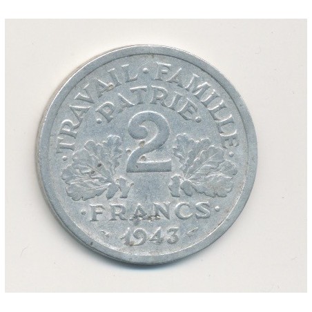 2 Francs francisque - 1943 B