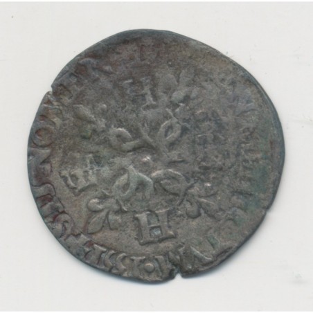 Henri II - Douzain aux croissants - 1551 A paris - B/TB