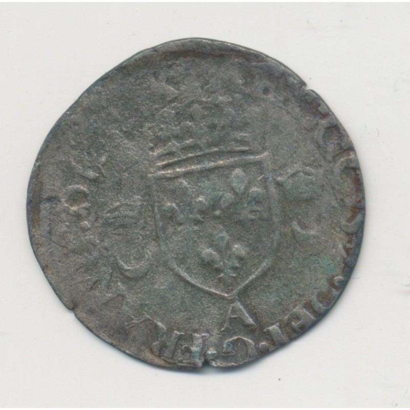 Henri II - Douzain aux croissants - 1551 A paris - B/TB