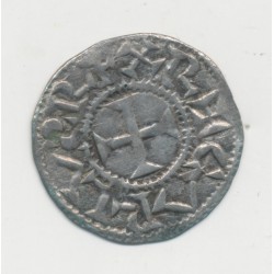 Comté du poitou - Denier Type Melle - Charles II - TTB