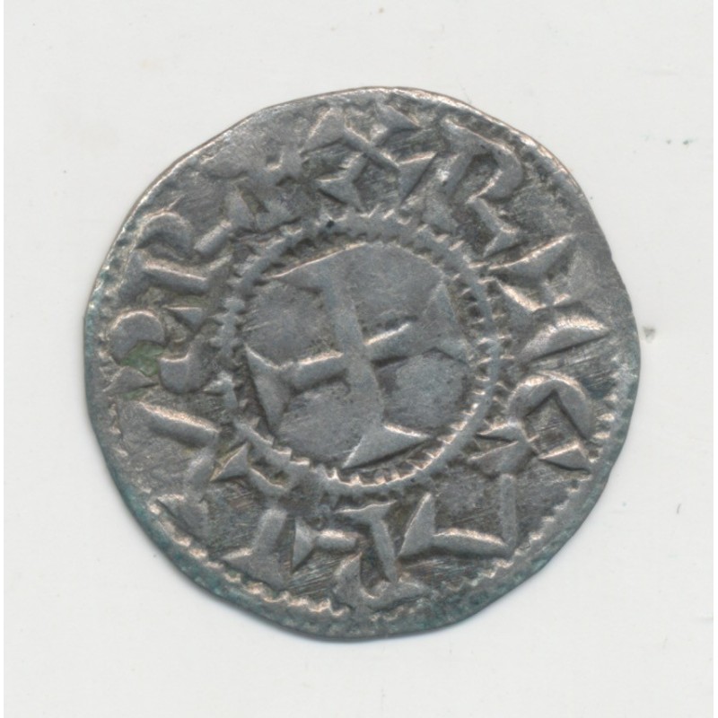 Comté du poitou - Denier Type Melle - Charles II - TTB