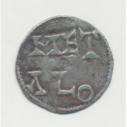 Comté du poitou - Denier Type Melle - Charles II - TTB 2