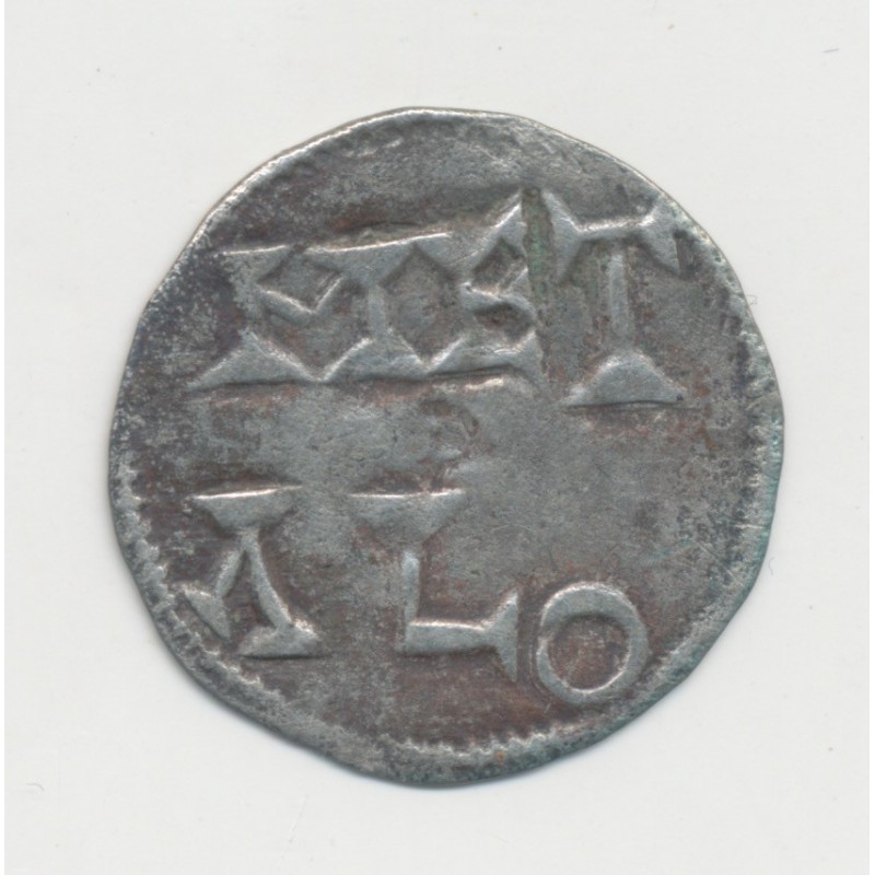 Comté du poitou - Denier Type Melle - Charles II - TTB