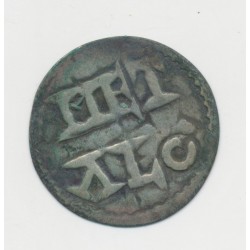 Comté du poitou - Denier Type Melle - Charles II - TB+