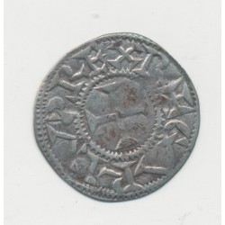 Comté du poitou - Denier Type Melle - Charles II - TB