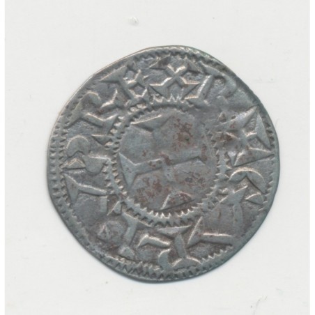 Comté du poitou - Denier Type Melle - Charles II - TB