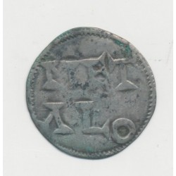 Comté du poitou - Denier Type Melle - Charles II - TB 2