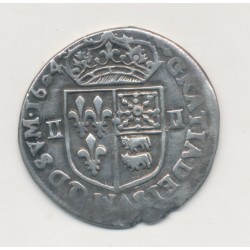Henri IV - 1/4 écu de Béarn - 1604 Morlaas - TB/TB+