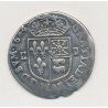 Henri IV - 1/4 écu de Béarn - 1604 Morlaas - TB/TB+