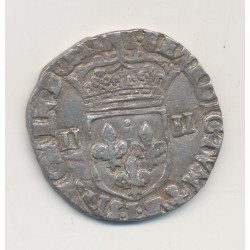 Louis XIII - 1/4 écu - 1628 L Bayonne - TB 2