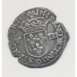 Henri IV - 1/8 écu - 1607 9 Rennes - TB/TB+