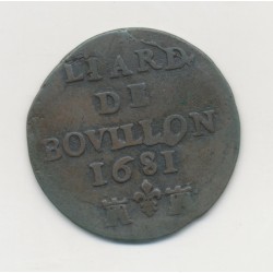 Ardennes - Liard de bouillon - 1681 - TB