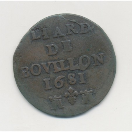 Ardennes - Liard de bouillon - 1681 - TB