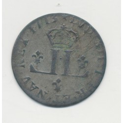 Louis XIV - XXX Deniers aux 2L couronnés - 1713 D Lyon - TB+