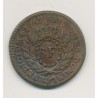 Guadeloupe - Sol 1767 A + contremarque - TTB