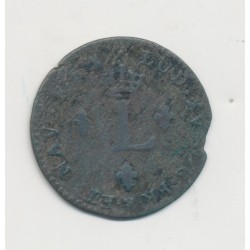 Louis XV - Double sol de billon - 1762 Strasbourg - TB 2